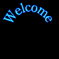 Welcome animation